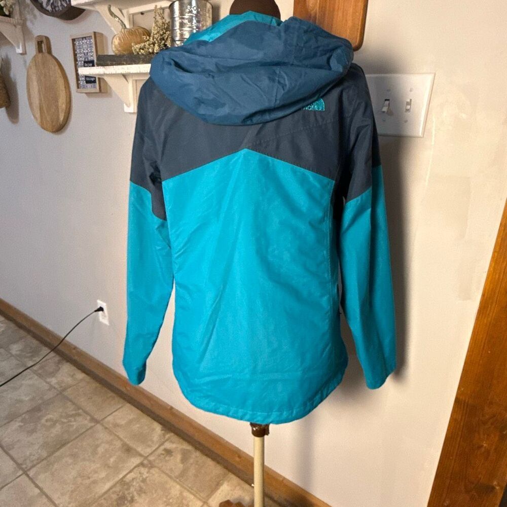 Women's The North Face Jacket size medium Full Dual Zipper Dry Vent NF0A2SVK aqu - Picture 4 of 10